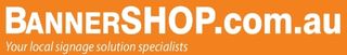 Banner shop logo