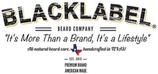 Black Label Beard logo