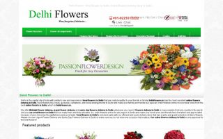 Delhi Flowers logo