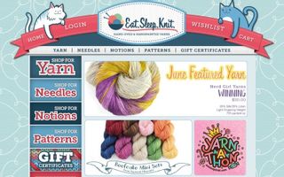 Eat.Sleep.Knit logo