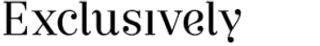 Exclusively logo