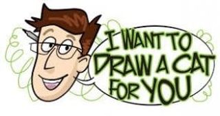 I Want to Draw a Cat For You logo
