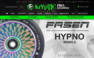 Kryptic Pro Scooters logo