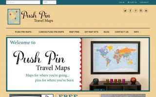 Push Pin Travel Maps logo