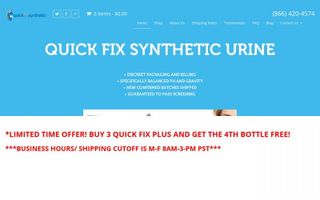 Quick Fix Synthetic Urine logo