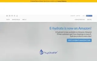 E-hydrate logo
