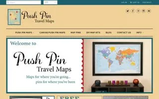 Push Pin Travel Maps logo