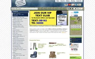 Military Uniform Supply logo