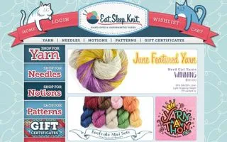 Eat.Sleep.Knit logo