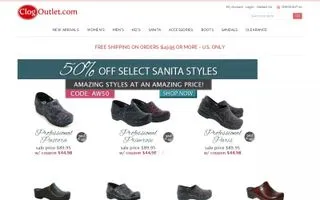 The Clog Outlet logo
