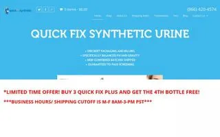 Quick Fix Synthetic Urine logo