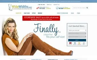 Wide Widths logo