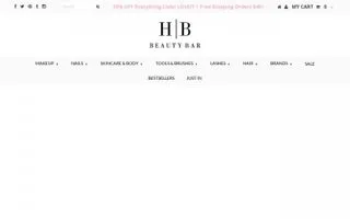 HB Beauty Bar logo