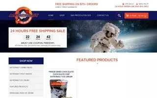 Astronaut Ice Cream Shop logo
