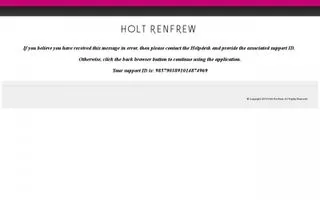 Holt Renfrew logo