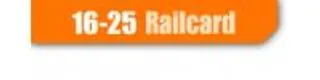 16-25 Railcard logo