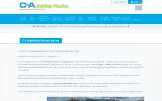 C&A Building Plastics logo