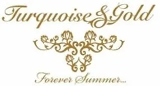Turquoise and Gold logo
