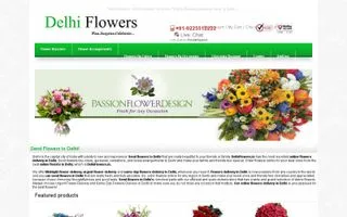Delhi Flowers logo