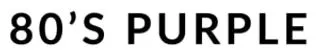 80s Purple logo