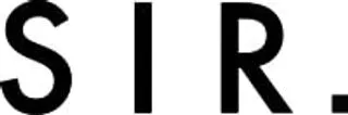 SIR the label logo
