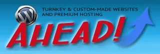 Ahead Hosting logo