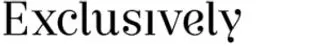 Exclusively logo