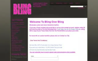Bling Over Bling logo