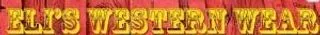 Eli's Western Wear logo