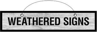 Weathered Signs logo