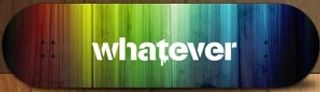 Whatever Skateboards logo
